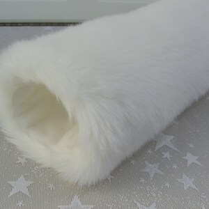 White Faux Fur Hand MUFF, Women's Handmuff, Faux Fur Muff,  Hand Muff, White Rabbit Fur Muff