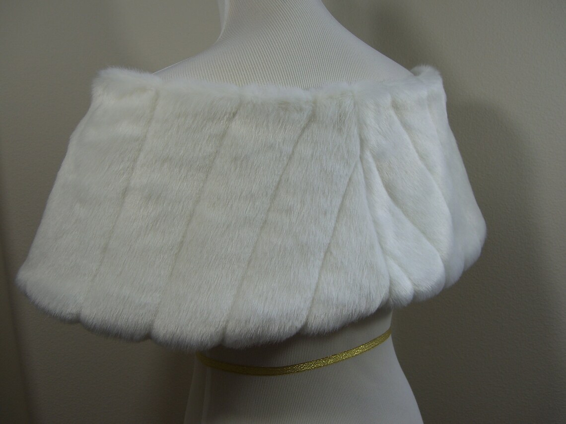 faux mink shawl