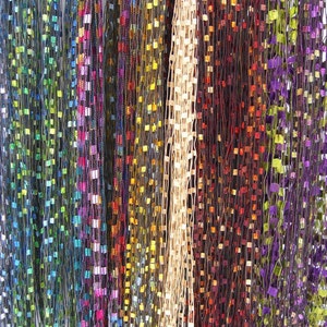 FIBER NECKLACES, Ladder Ribbon Necklace,  Emerald Green Fiber Necklace, Jewel Tone Fiber Necklace