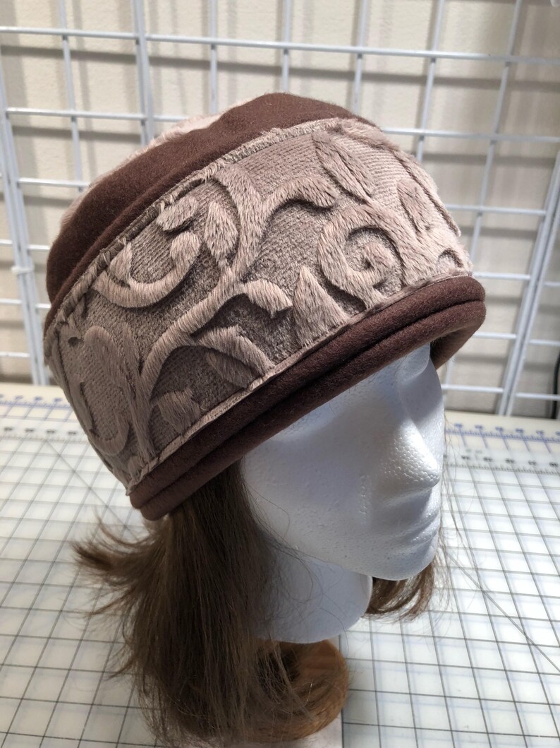 Adult Minky Fleece PILLBOX Hat Women's Winter Fleece Hat Etsy