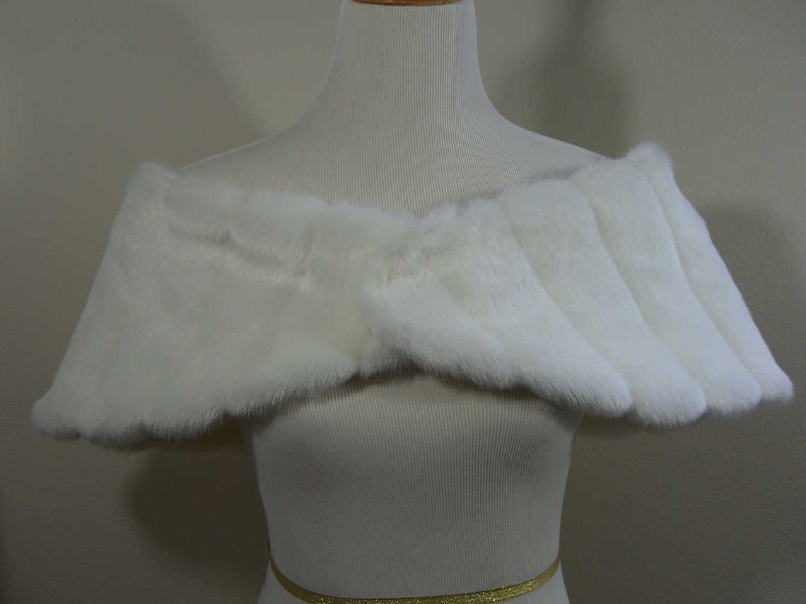 faux mink shawl
