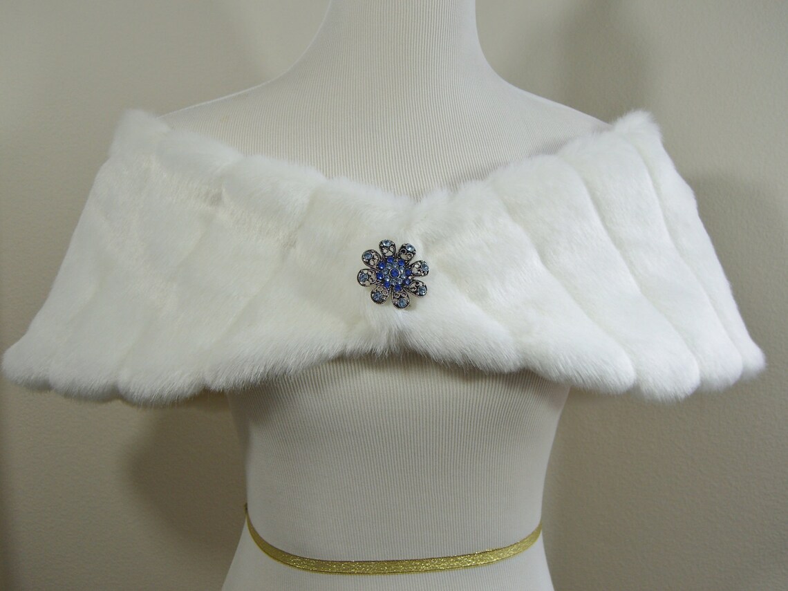 faux mink shawl