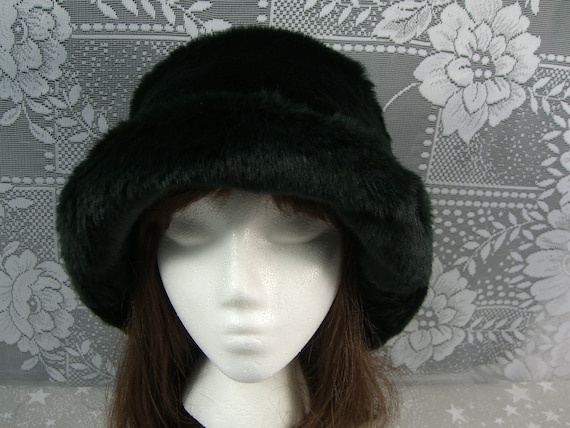 black fur hat