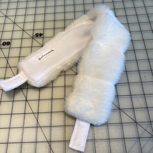 Child’s Faux Fur HEADBAND, Fur Headwrap, Ear Warmer, Head Warmer, White Mink Fur Headband, black headband