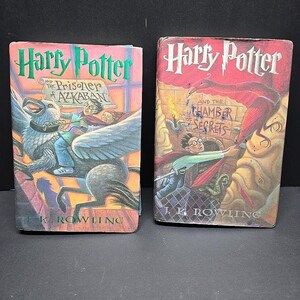 Harry Potter 1ª edición 1999 HC Lote La Cámara Secreta de Azkaban Scholastic VTG
