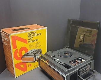 Proyector Kodak Moviedeck 467, Super 8/8 mm, fabricado en EE. UU. (Para piezas)