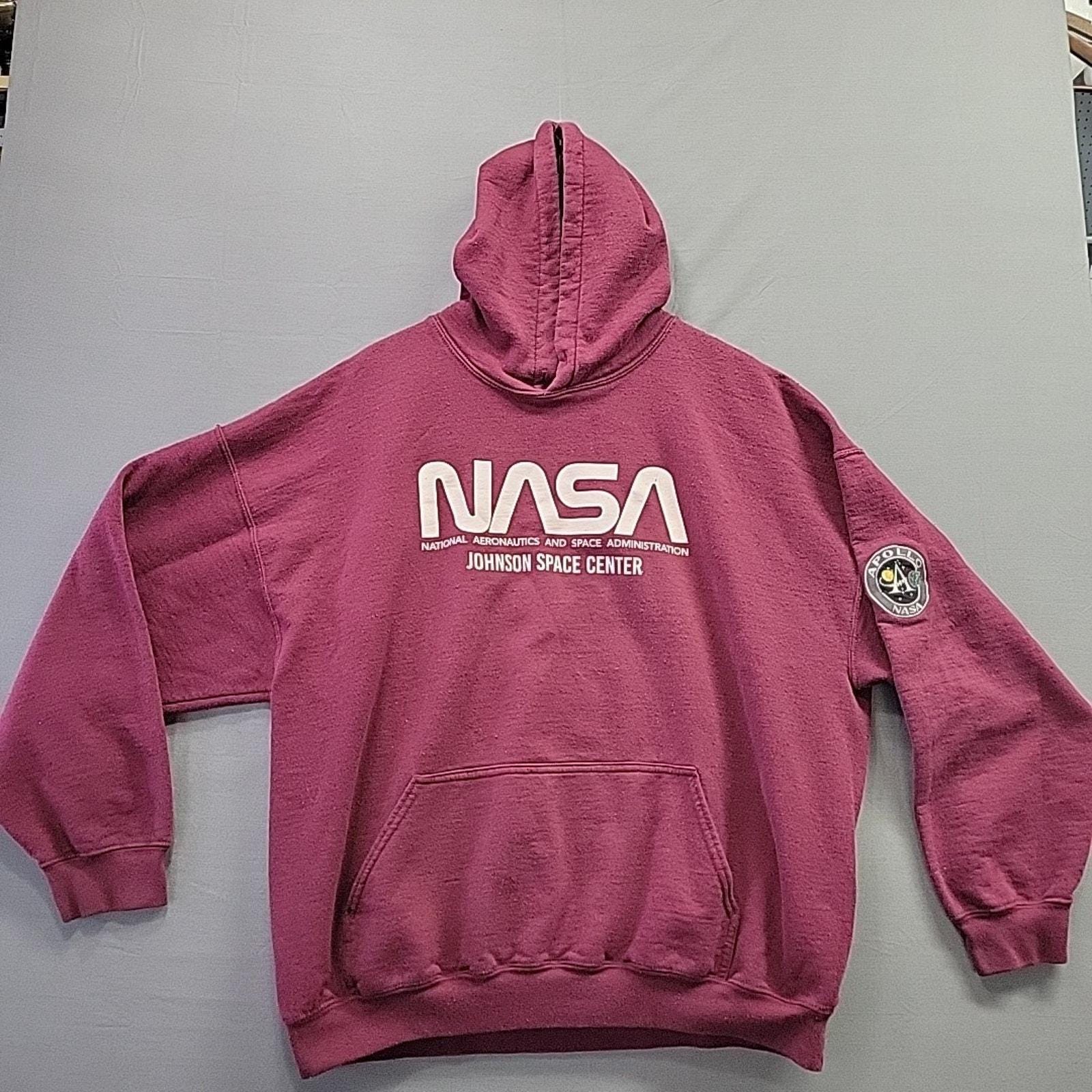 Mens Hoodie Pink Nasa Sweater Navy Yard Top Designer NASA Meatball