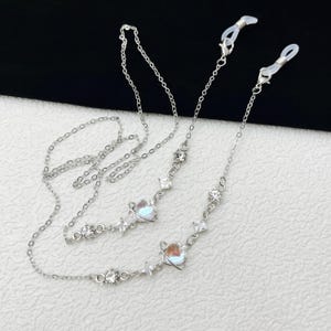 Moonstone Planet Glasses Chain, Planet Pendant Glasses Chain, Fashion Women&#39;s Sunglasses Hanging Chain, Glasses Accessories