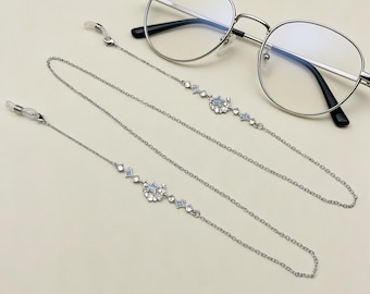 Brillenketting maan en ster, modieuze brilaccessoires