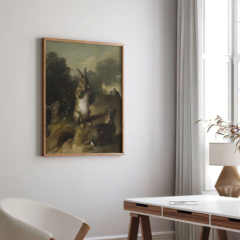 Rabbit Tapestry - Etsy UK