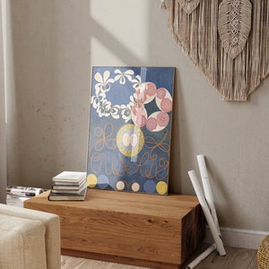 Hilma AF Klint The Ten Largest No1 (Childhood) | Vintage Abstract Reproduction Painting, Print Antique Fine Art Wall Poster Artwork, Picture