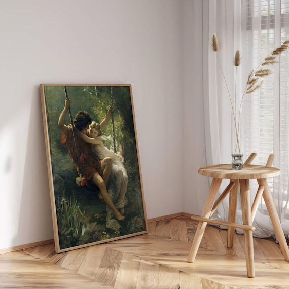 Pierre Auguste Cot Springtime | Vintage Painting, Print, Wall Art