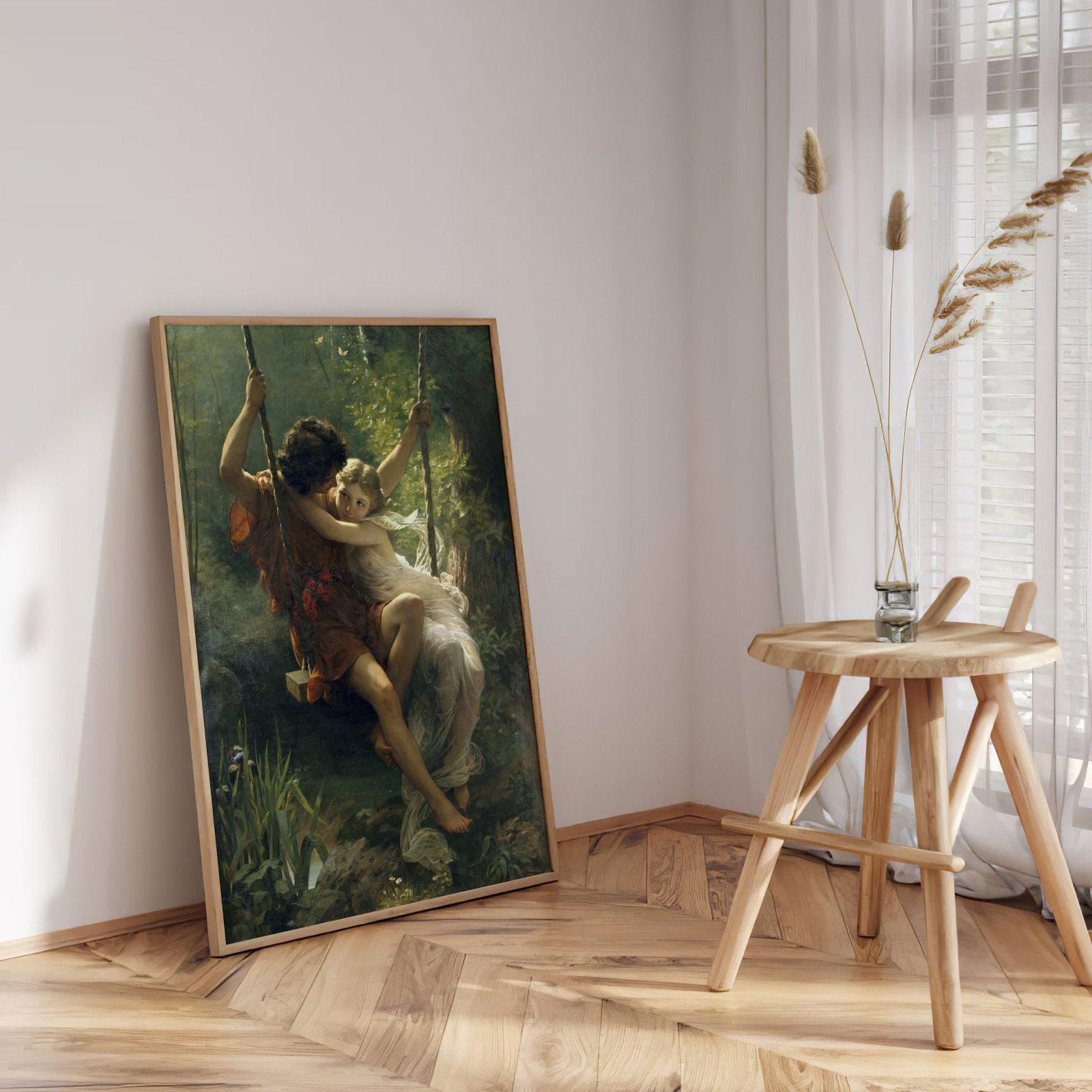 Pierre Auguste Cot Springtime | Vintage Painting, Print, Wall Art