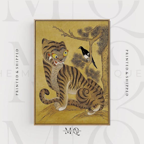 Freaky Tiger and Magpie | Classic Korean 19th-century Folk