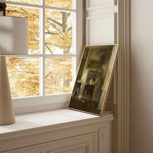 Carl Holsoe Interior with Cello | Historical Painting, Vintage Print, Fine Wall Art, Poster, Artwork, Antique Pictures, Home Decor