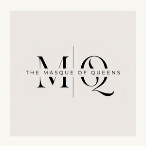 a logo for "The Masque of Queens".
