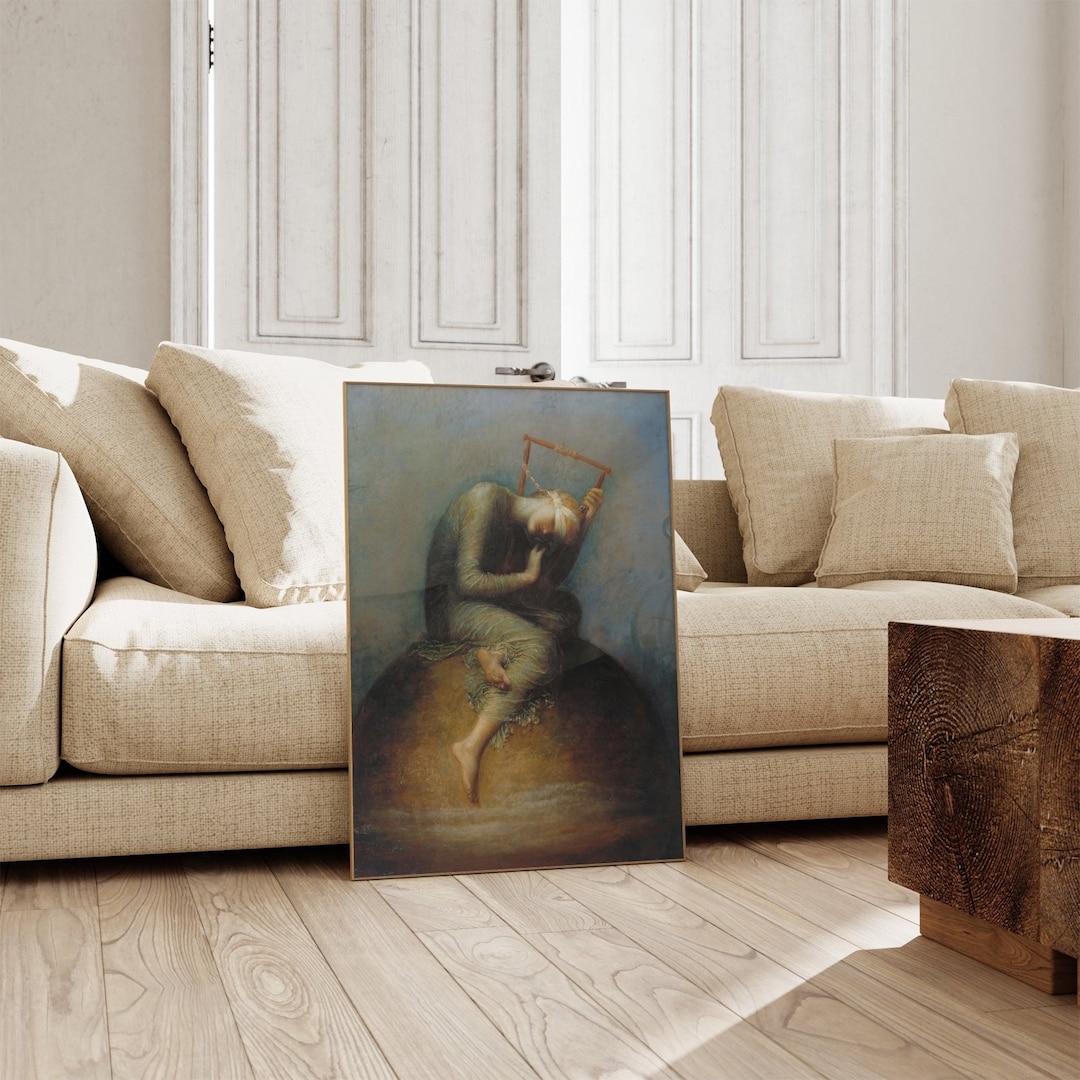 George Frederic Watts Hope | Symbolism Painting, Vintage Print, Fine ...
