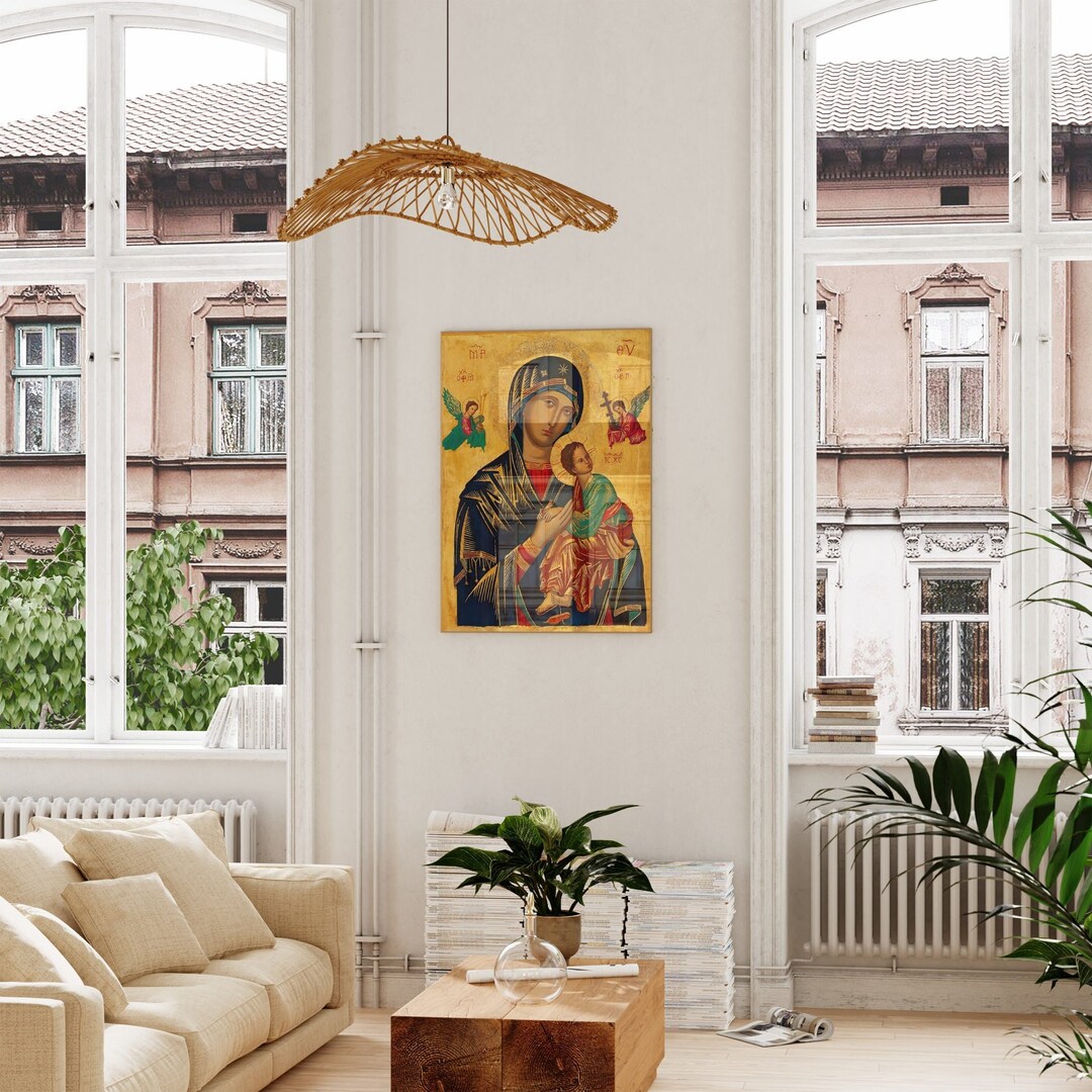 Mary Our Lady of Perpetual Help Byzantine Jesus | Blessed Virgin Mary ...