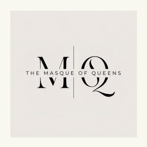a logo for "The Masque of Queens".