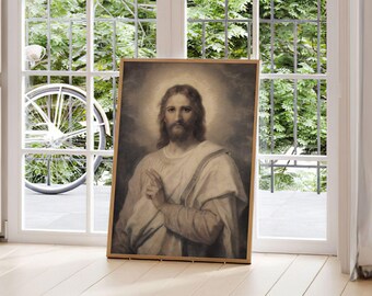 イエス・キリストの肖像画（リアリズム） ハインリッヒ・ホフマン イエス・キリスト | キリストの肖像画