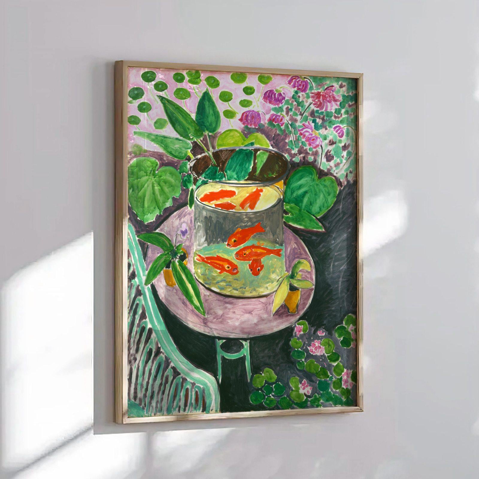 Henri Matisse the Goldfish Print | Antique Tranquility Poster