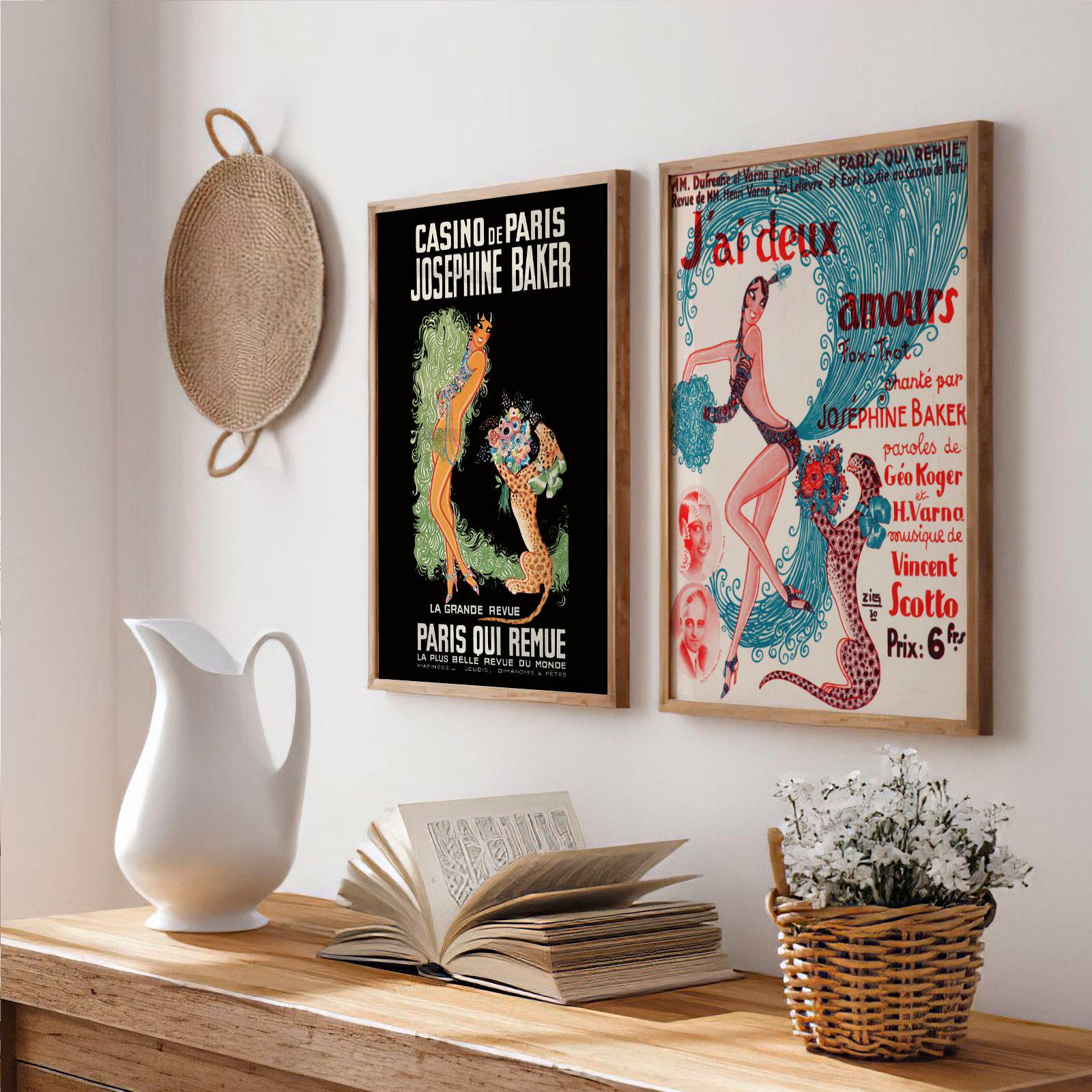 Set of 2 Josephine Baker Prints | Casino De Paris + I Have Two