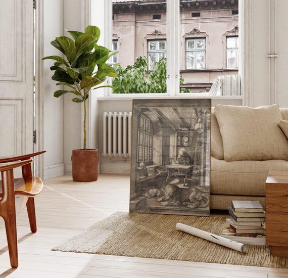 アルブレヒト・デューラー『書斎の聖ヒエロニムス』｜ドイツ