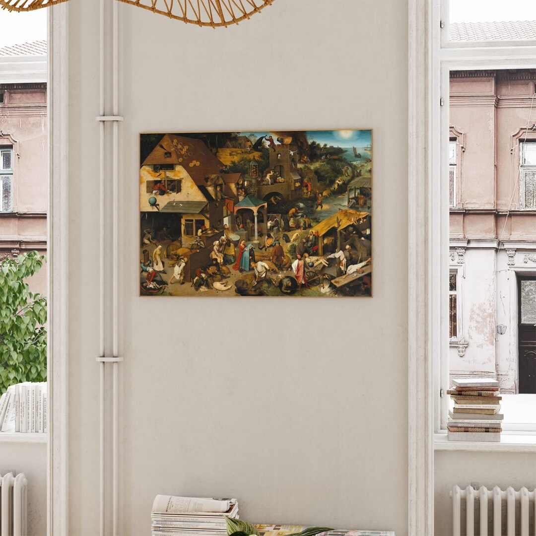 Pieter Bruegel the Elder the Dutch (netherlandish) Proverbs | Flemish ...