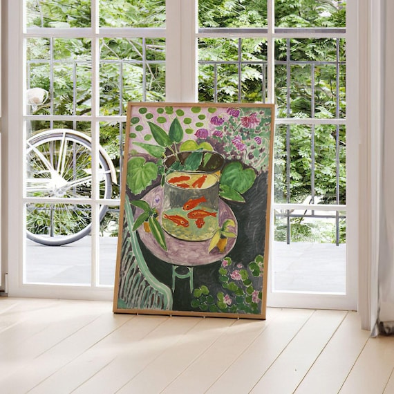 Henri Matisse the Goldfish Print | Antique Tranquility Poster