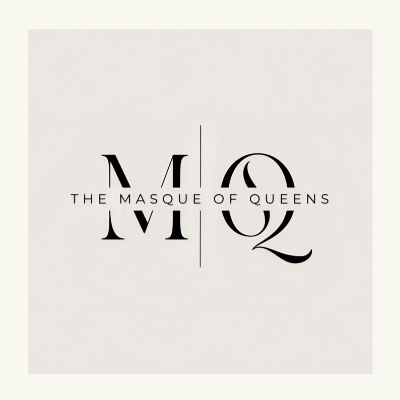a logo for "The Masque of Queens".