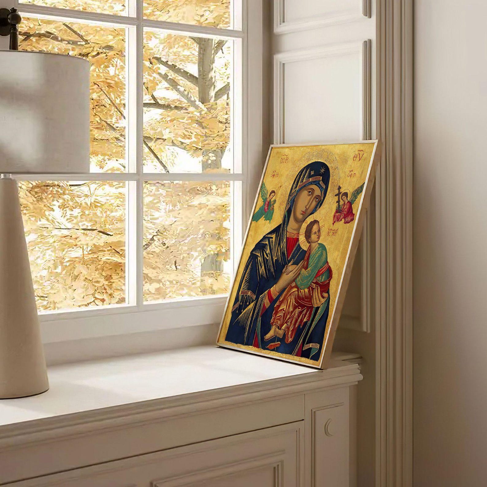 Mary Our Lady of Perpetual Help Byzantine Jesus | Blessed Virgin Mary ...