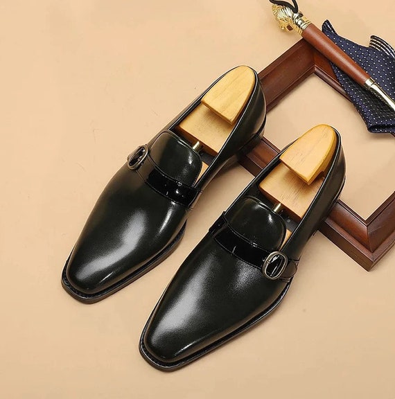 Handmade Leather Loafers, Men display picture 1