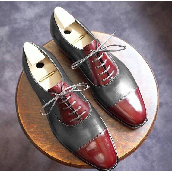 Handmade Oxfords, Leather Oxford Shoes, Handcrafted Oxfords  display picture 3