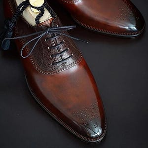 Handmade oxfords, Leather oxford shoes, Handcrafted oxfords, Men&#39;s oxford shoes, Vintage oxford shoes, Custom leather oxfords, Hand-stitched