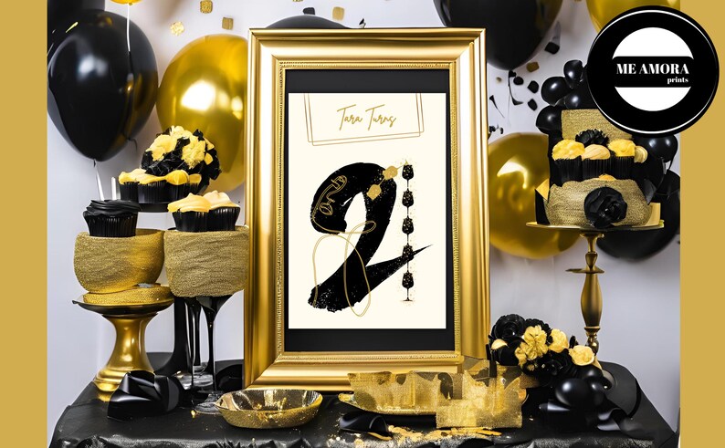 21st Happy Birthday Welcome Sign | Editable Template | Instant Download ...