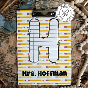 Personalized Teacher Clipboard | Pencils | Teacher Appreciation