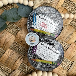 Teacher Coaster | Composition Notebook | Teacher Appreciation