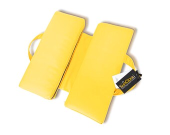 SunCloud™ Travel Seat Cushion - Lemon (Faux Leather/Medical Grade)