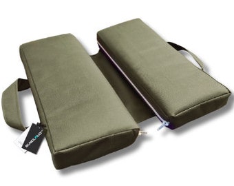 SunCloud™ Travel Seat Cushion - Olive (Outdoor Canvas)