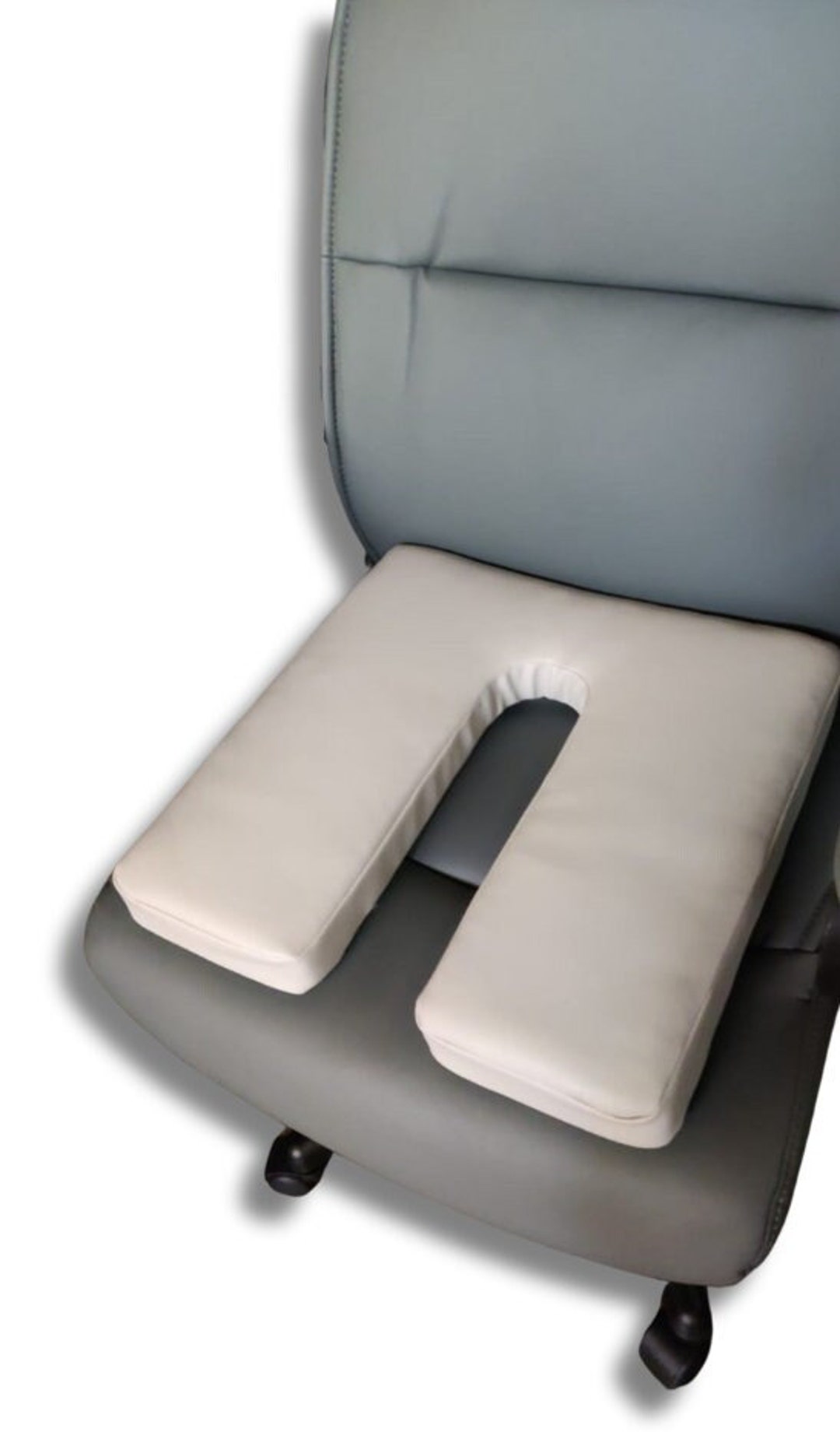 Coccyx Pudendal Seat Cushion Light Stone faux Leather/medical Grade Etsy