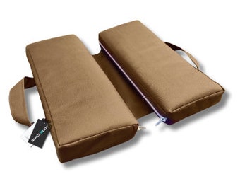 SunCloud™ Travel Seat Cushion - Mocha (Outdoor Canvas)