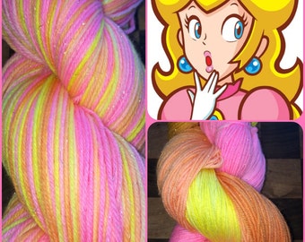 Your Princess is in Another Castle --  Sparkle Sock Yarn/ 438 yds