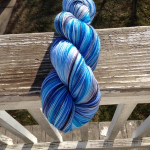 Vincent's Sky Sparkle Sock Yarn/ 438 yds image 2