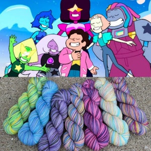 Sparkle Crystal Gems Sock Yarn- 438 yds
