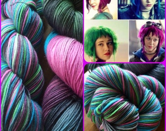 In Lesbians With You -- Sock yarn/ 462yds