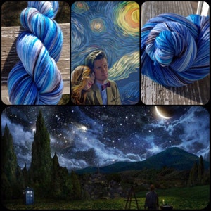 Vincent's Sky Sparkle Sock Yarn/ 438 yds image 1