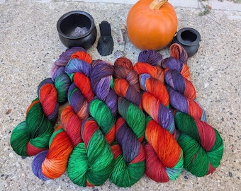 Put a Spell on You -- Sock Yarn/ 462 yds