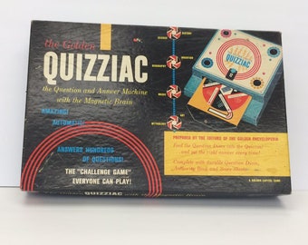 1960 The Golden Quizziac Game Complete Family Game Golden Encyclopedia