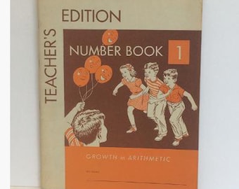 Growth In Arithmetic Number Book 1 Teachers Edition 1952 Vintage World Book Co Home School