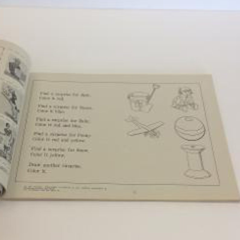 Laidlaw Basic Reader 1947 Workbook To Accompany On The Way To Storyland Vintage Home School image 3